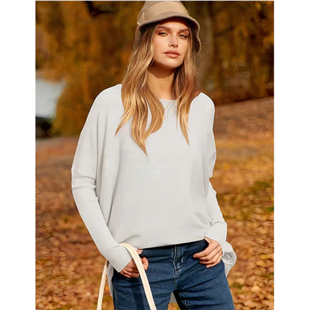 Ainhoa | Damen Herbst Lässige Pullover | Überdimensionale