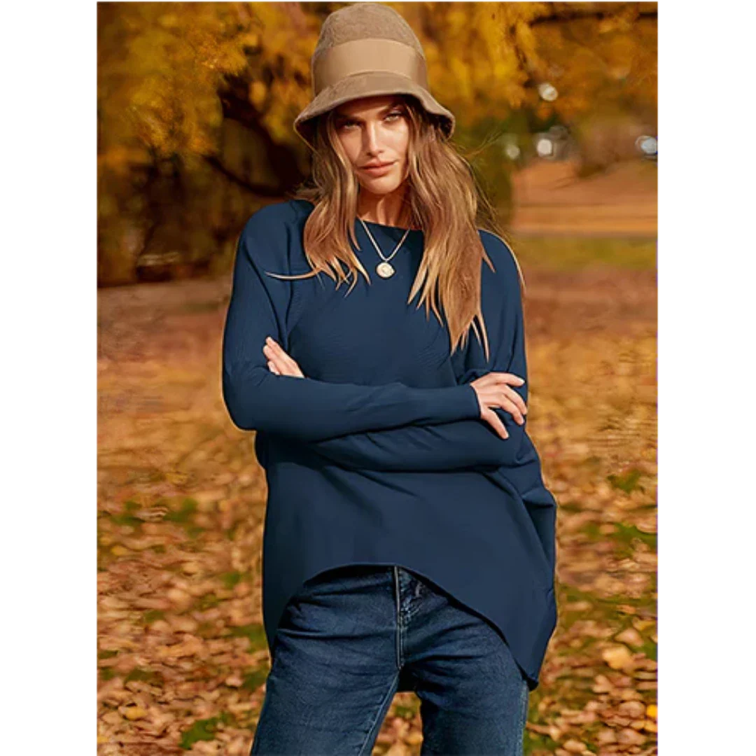 Ainhoa | Damen Herbst Lässige Pullover | Überdimensionale