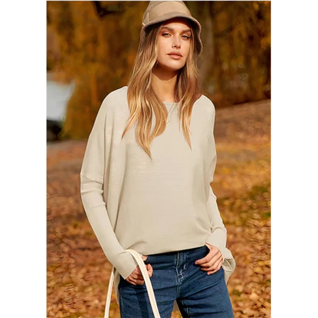 Ainhoa | Damen Herbst Lässige Pullover | Überdimensionale