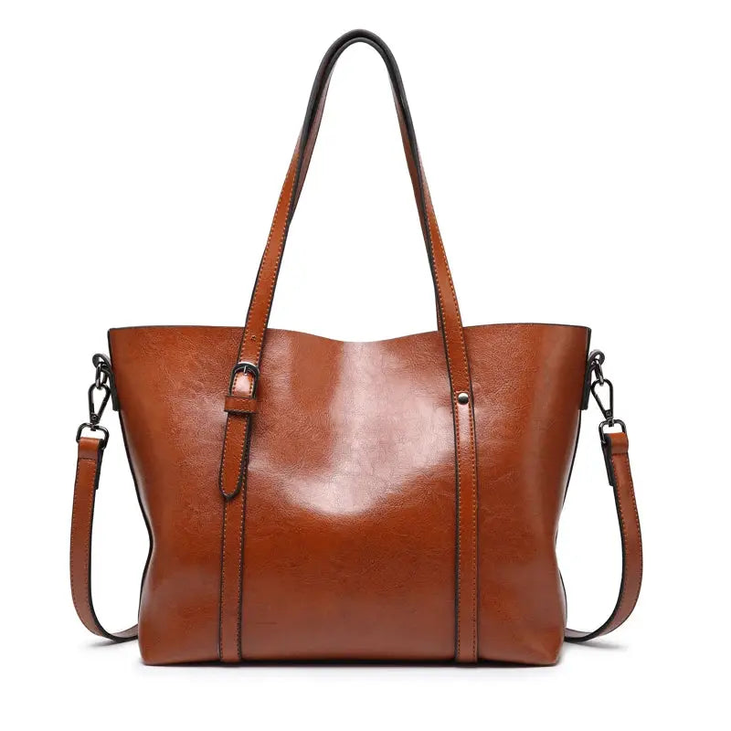 Ingrids Luxuriöser Klassiker | Schultertasche aus Kunstleder