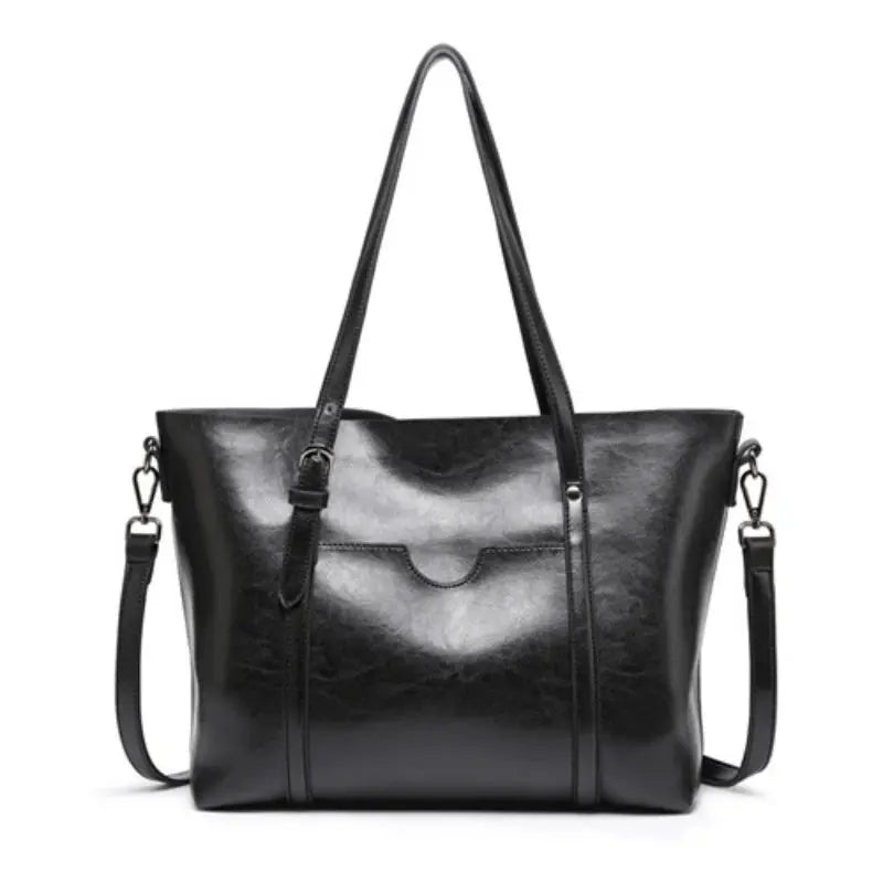Ingrids Luxuriöser Klassiker | Schultertasche aus Kunstleder