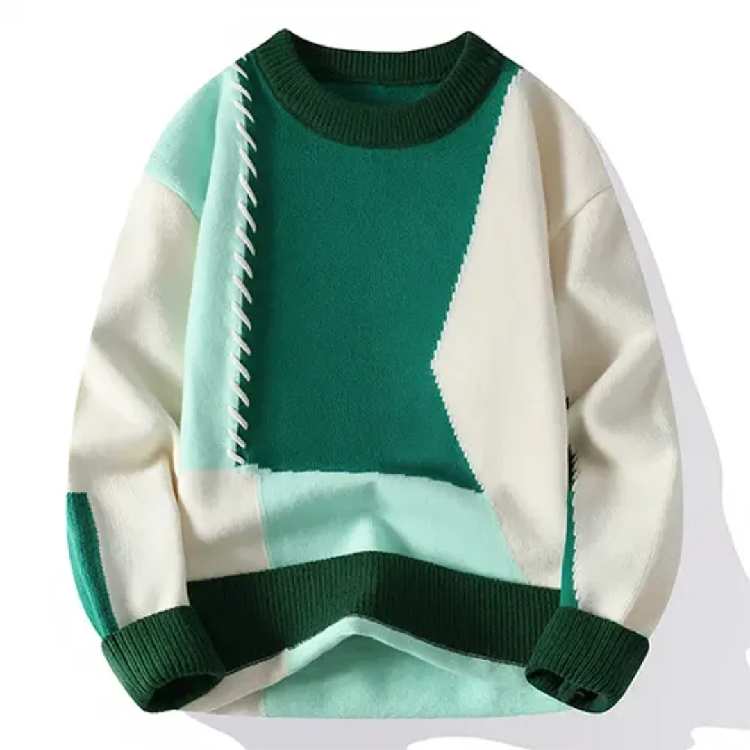 Axtonim | Herren Langarm Winter Pullover | Warme