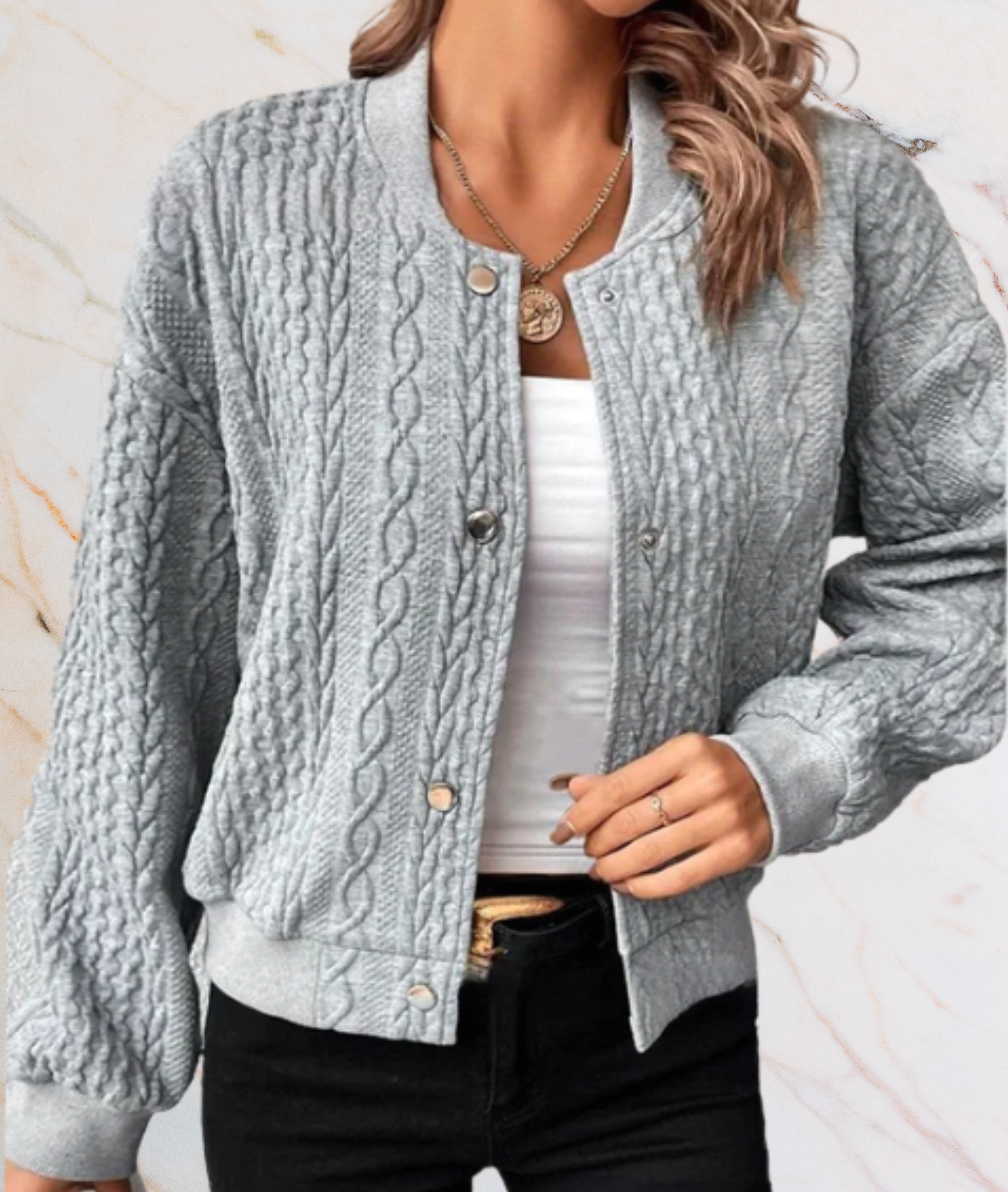 Femininer High-Stretch-Sweater für Damen – Jorja