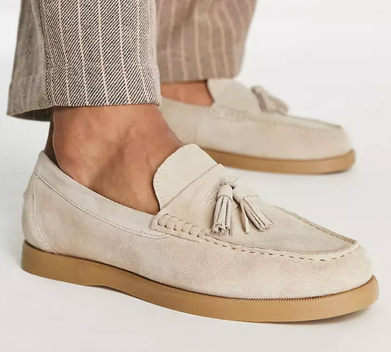 Super stylische Old Money Style Leder Loafers für Männer