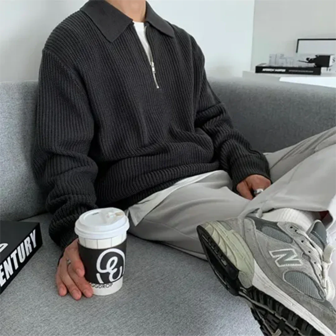 Bodhi | Herren Lange Winte Pullover | Warme