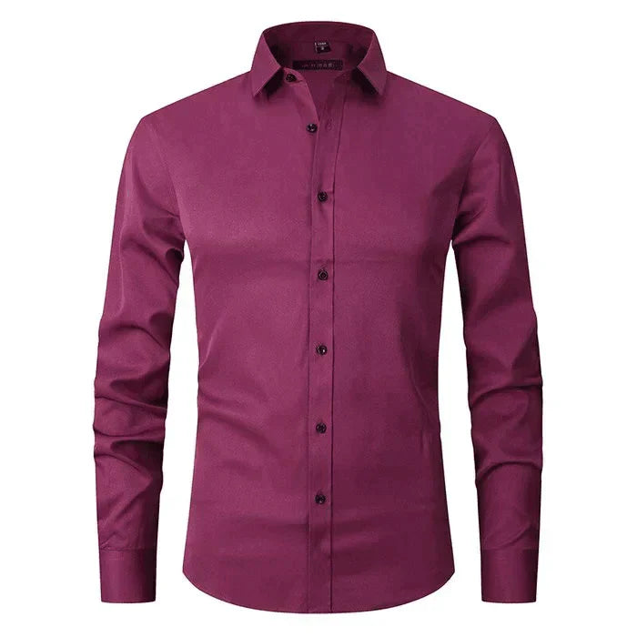Herren Stretch Business Hemd Atmungsaktiv Komfort – Travax