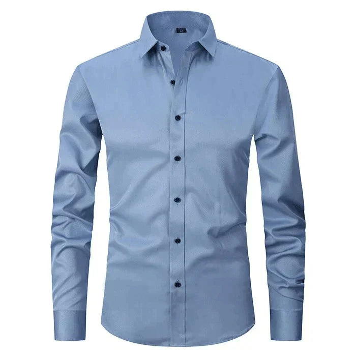 Herren Stretch Business Hemd Atmungsaktiv Komfort – Travax