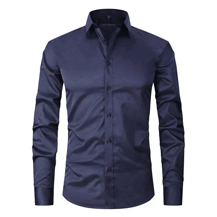 Herren Stretch Business Hemd Atmungsaktiv Komfort – Travax