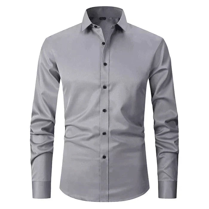 Herren Stretch Business Hemd Atmungsaktiv Komfort – Travax