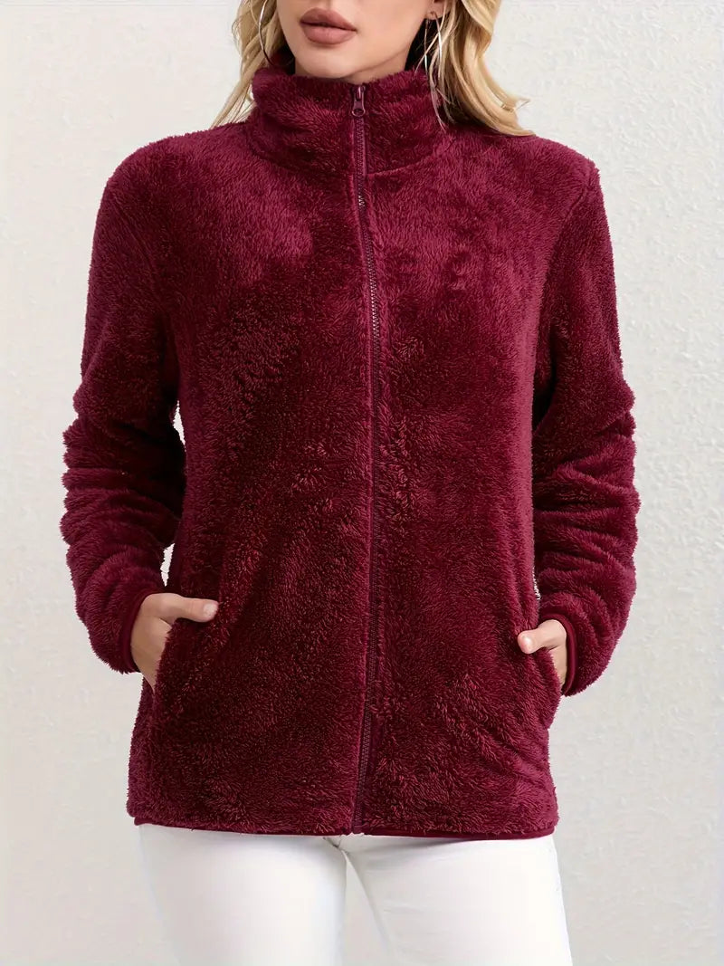 Winterjacke mit Reißverschluss für Frauen