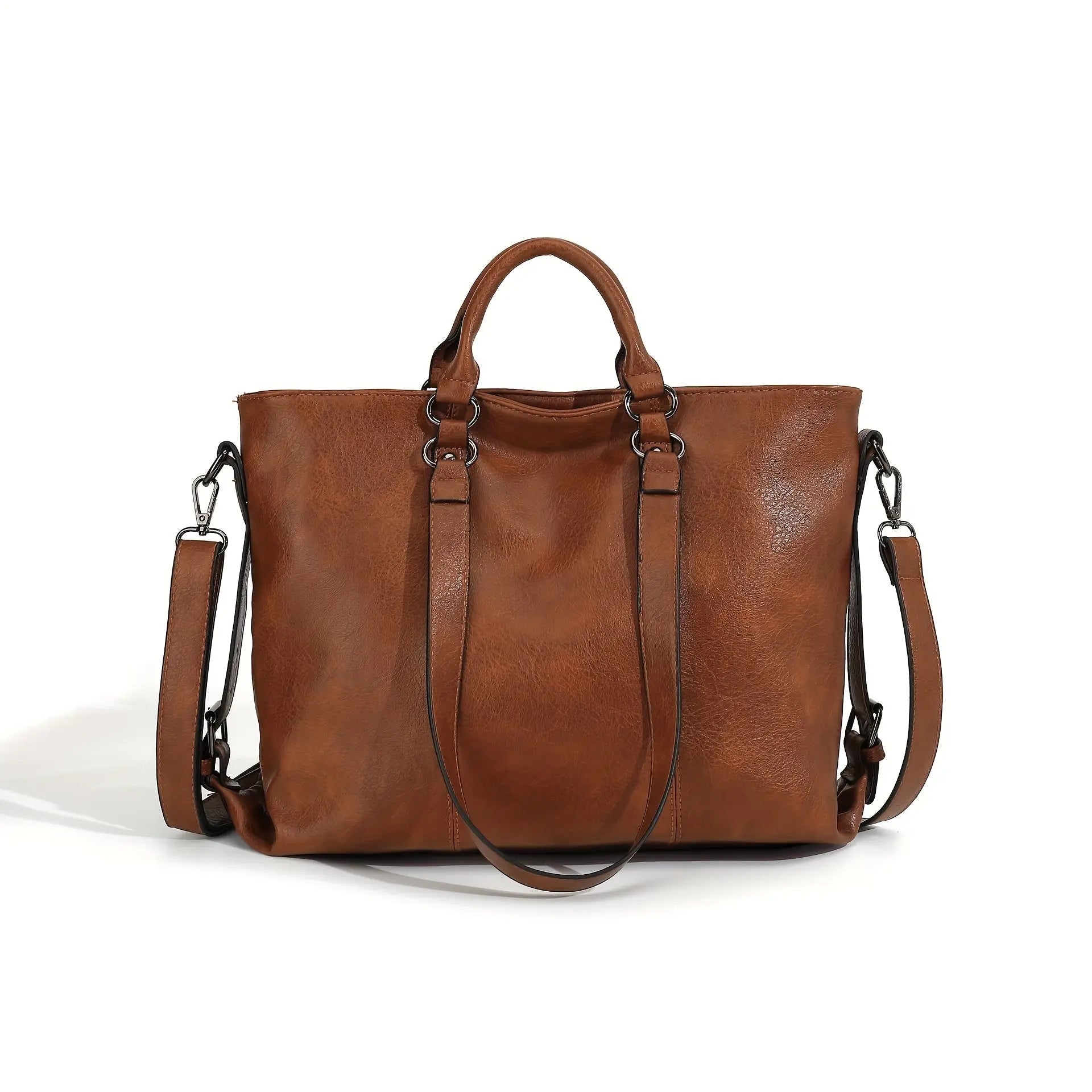 Ingrids Klassische Eleganz | Vintage Kunstleder Tragetasche