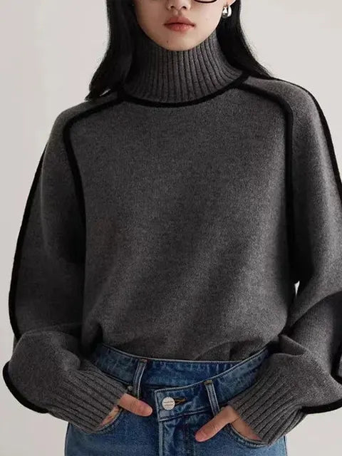 Felicitas | Weich gestrickter Pullover Strickpullover für Frauen