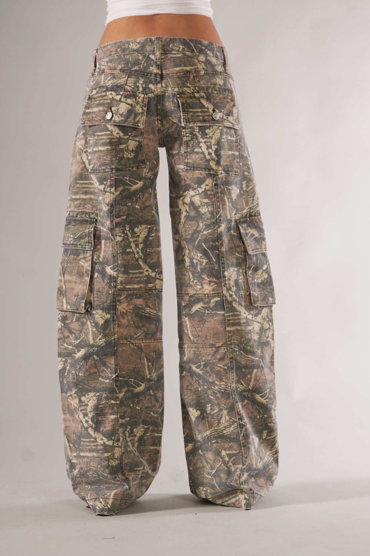 Malina Camo Cargo Pants