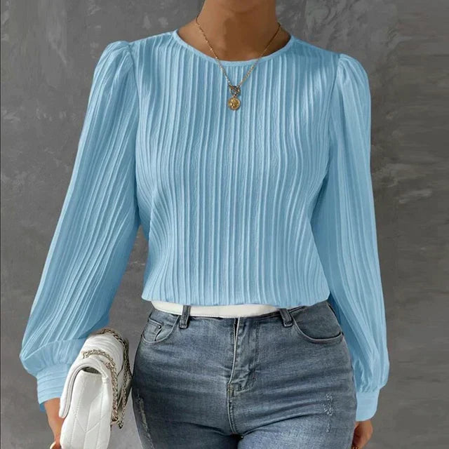 EMMI | PLISSIERTE BLUSE