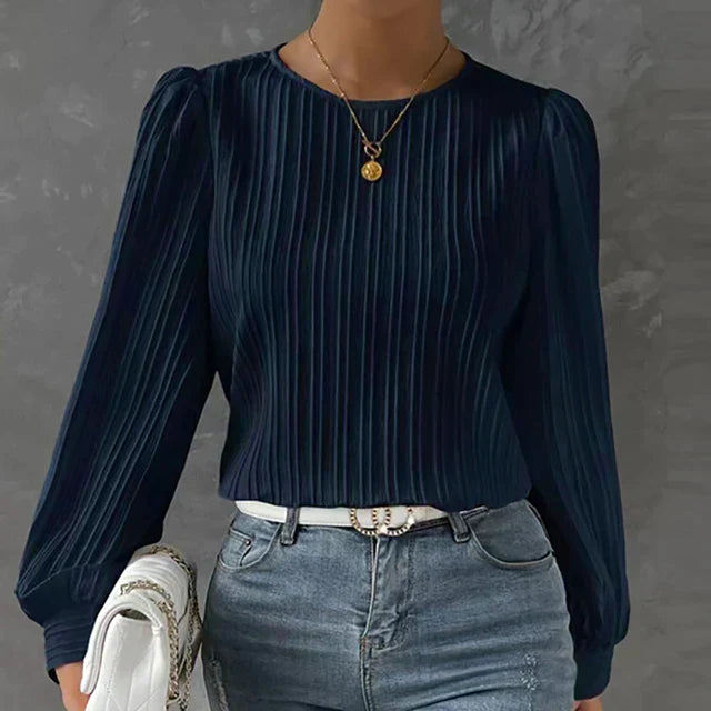 EMMI | PLISSIERTE BLUSE