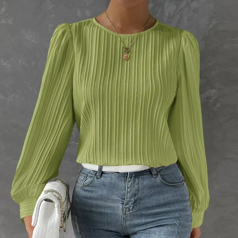 EMMI | PLISSIERTE BLUSE