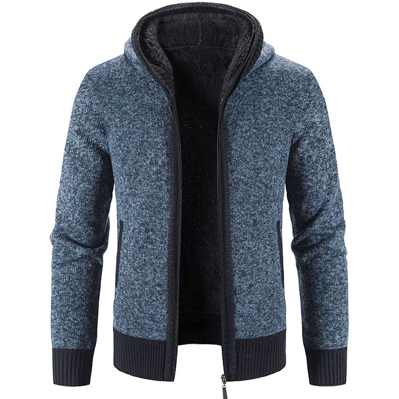 Pelz dick gestrickt mit Fleece-Weste für Männer