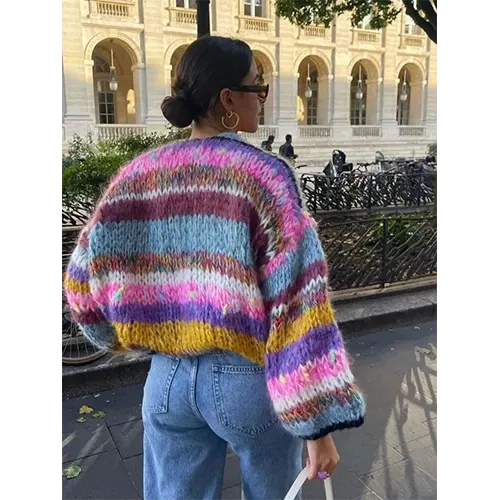 Sania | Damen Überdimensionale Strickjacke | Warme