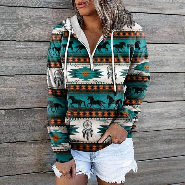Kallista | Ethnische Hoodies für Damen