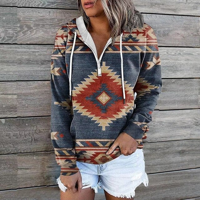 Kallista | Ethnische Hoodies für Damen