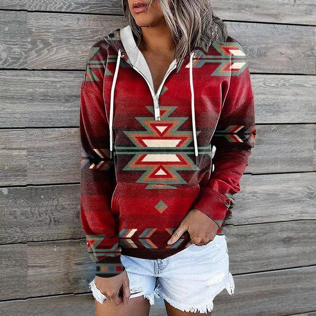 Kallista | Ethnische Hoodies für Damen