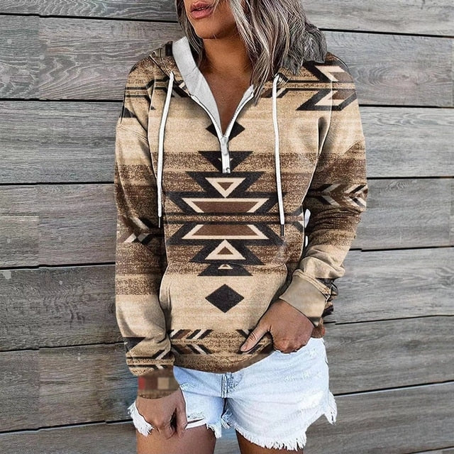 Kallista | Ethnische Hoodies für Damen