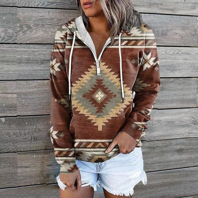 Kallista | Ethnische Hoodies für Damen