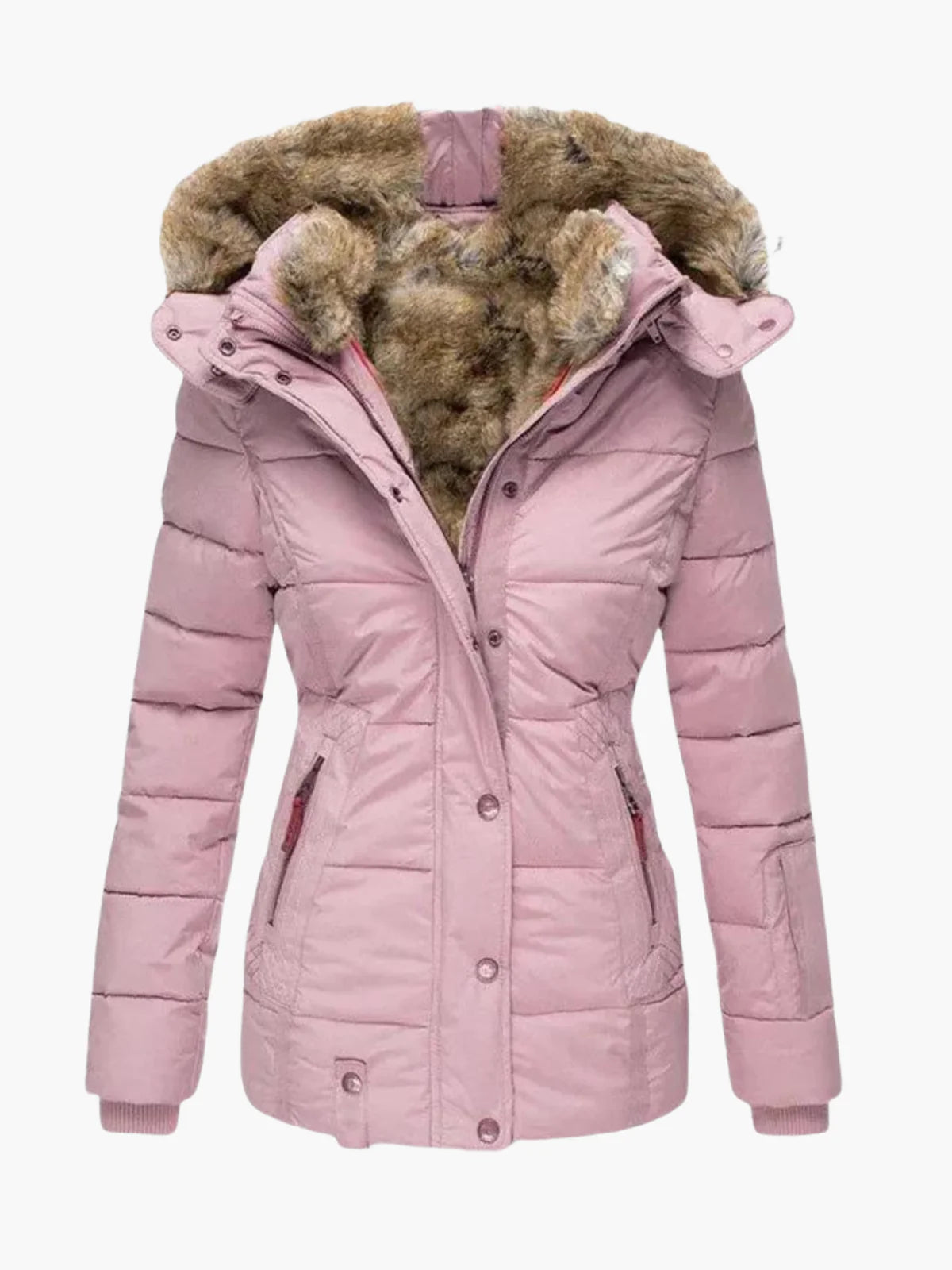 Hanne | Fellgefütterte Winterjacke
