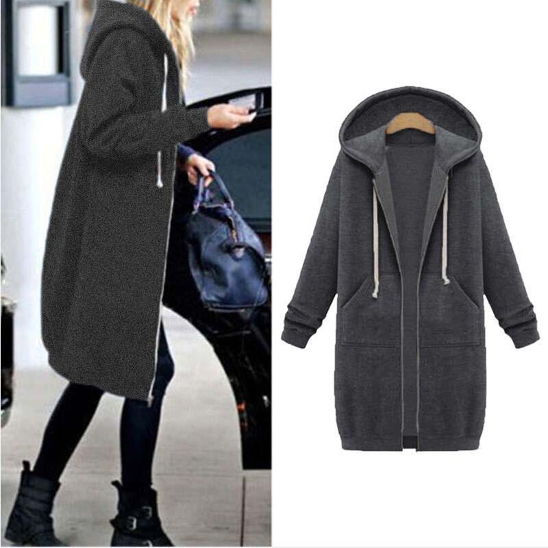 Modische lange Jacke für Frauen