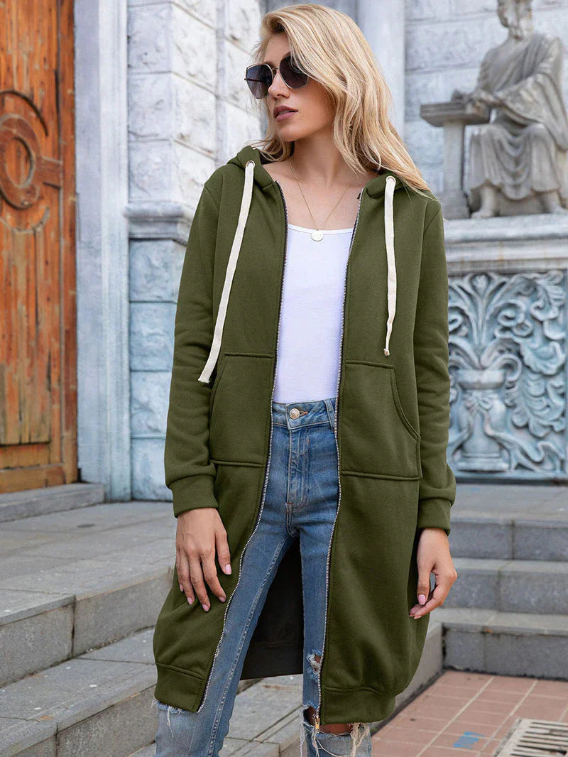 Modische lange Jacke für Frauen