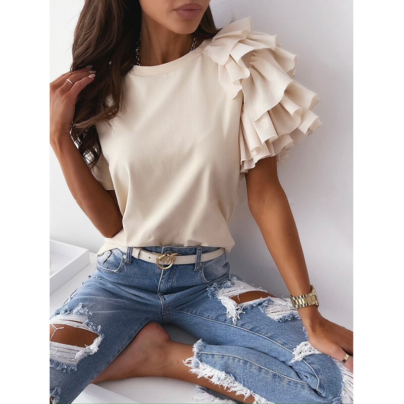Damen-Bluse mit elegantem Schnitt für Büro und Alltag – Emilia