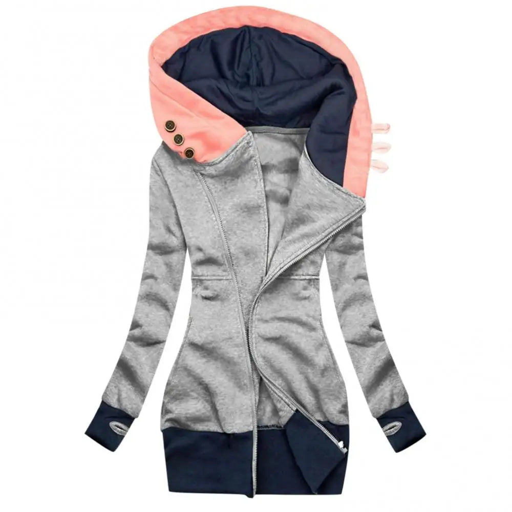 Winterjacke mit Reißverschluss für Damen