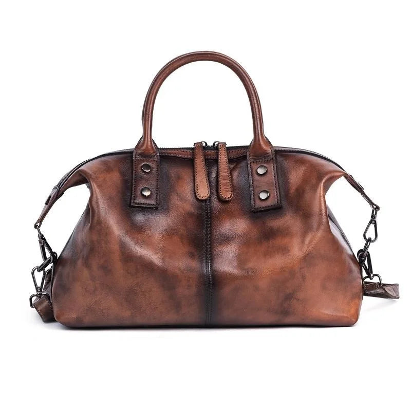 Cordula™ | Handgefertigte Vintage-Tasche aus Leder