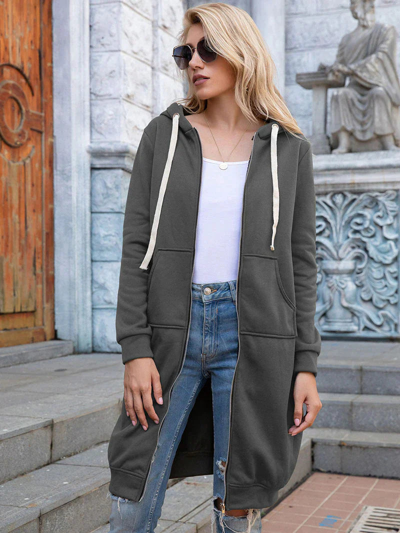 Modische lange Jacke für Frauen