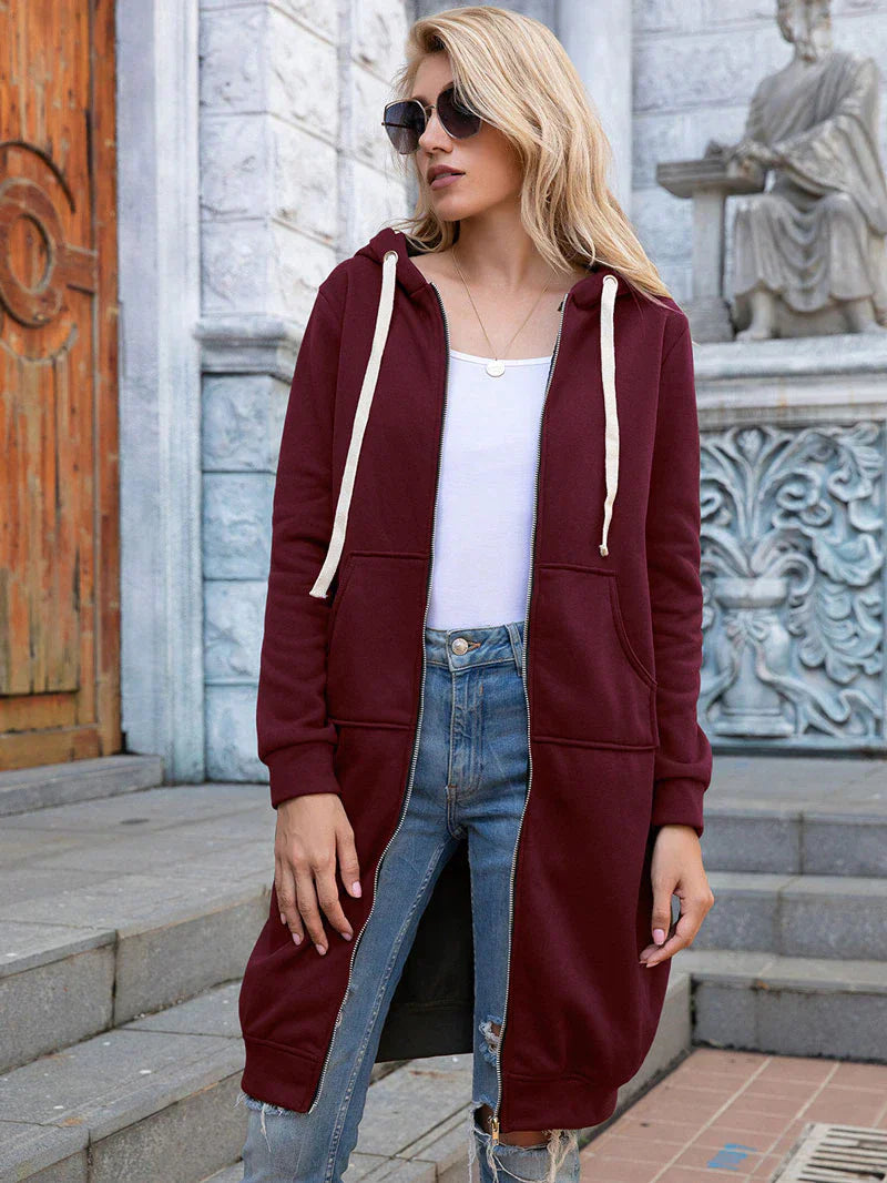 Modische lange Jacke für Frauen