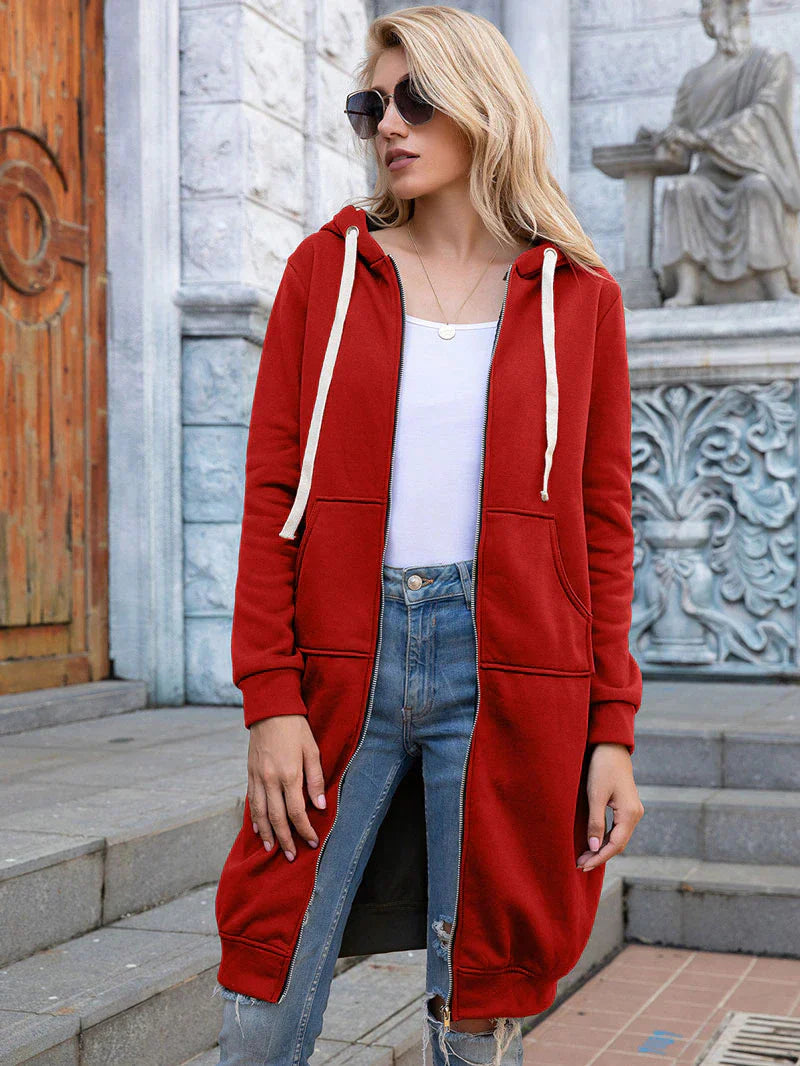 Modische lange Jacke für Frauen