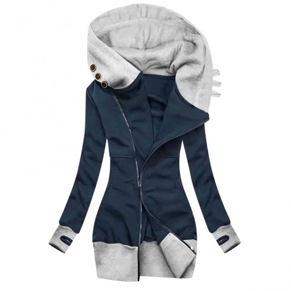 Winterjacke mit Reißverschluss für Damen