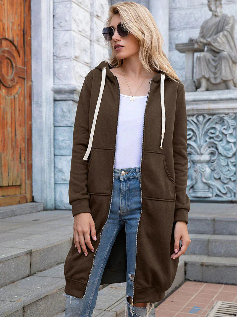 Modische lange Jacke für Frauen
