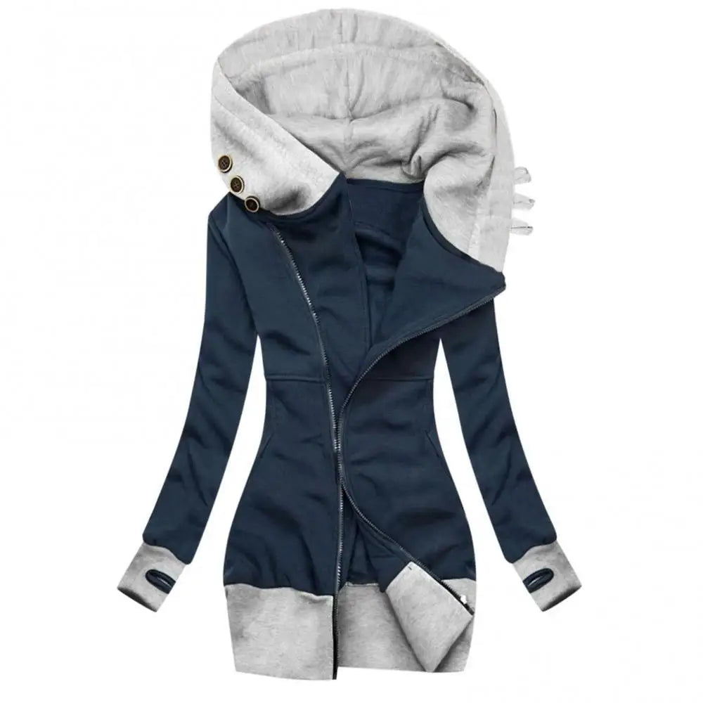 Winterjacke mit Reißverschluss für Damen
