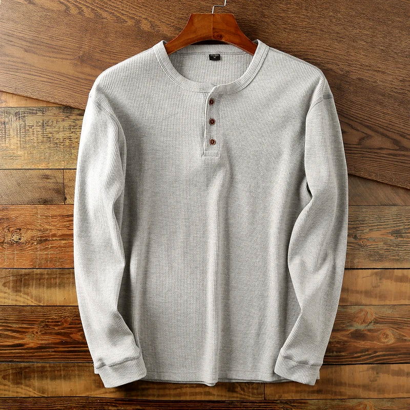 Terence - Khaki Baumwollmischung Hemd