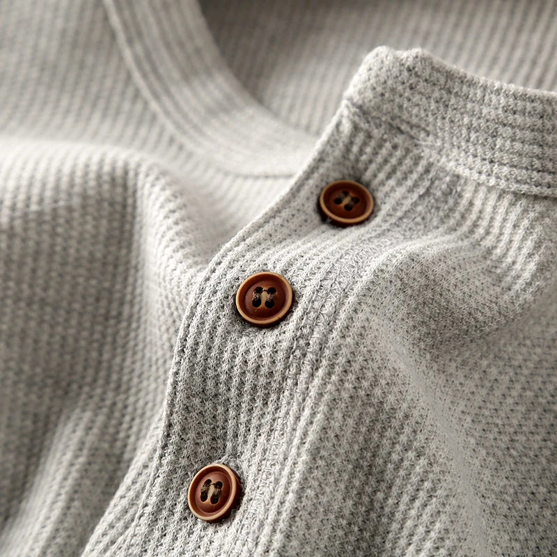 Terence - Khaki Baumwollmischung Hemd