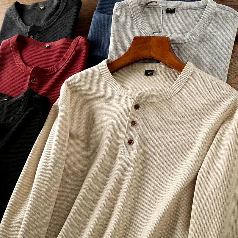 Terence - Khaki Baumwollmischung Hemd