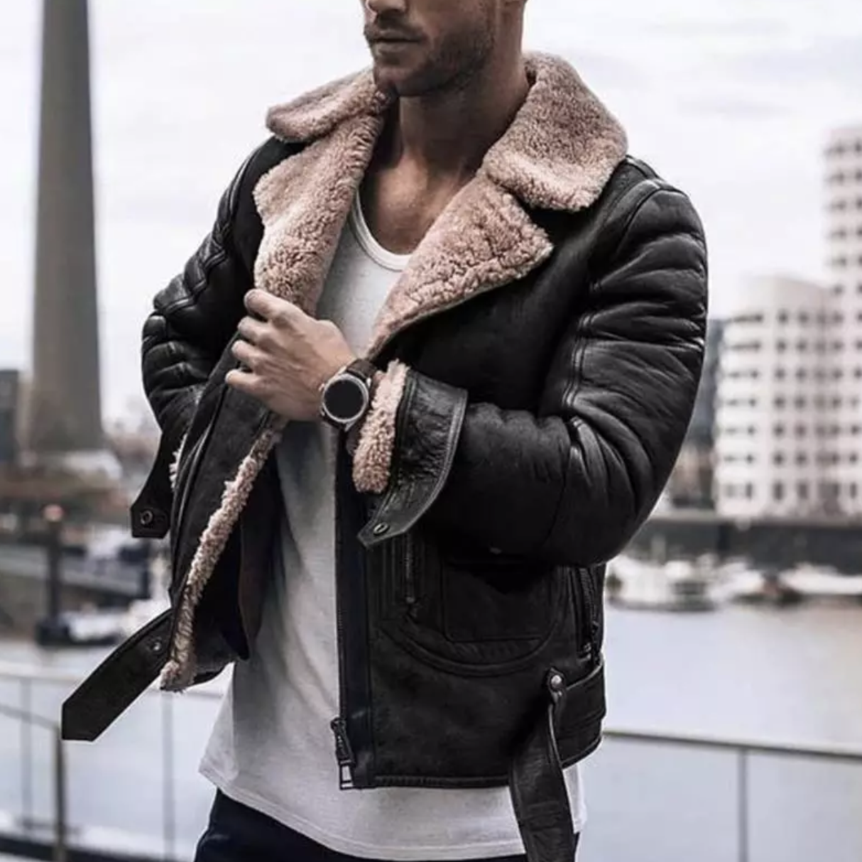 Gefütterte Designer Jacke