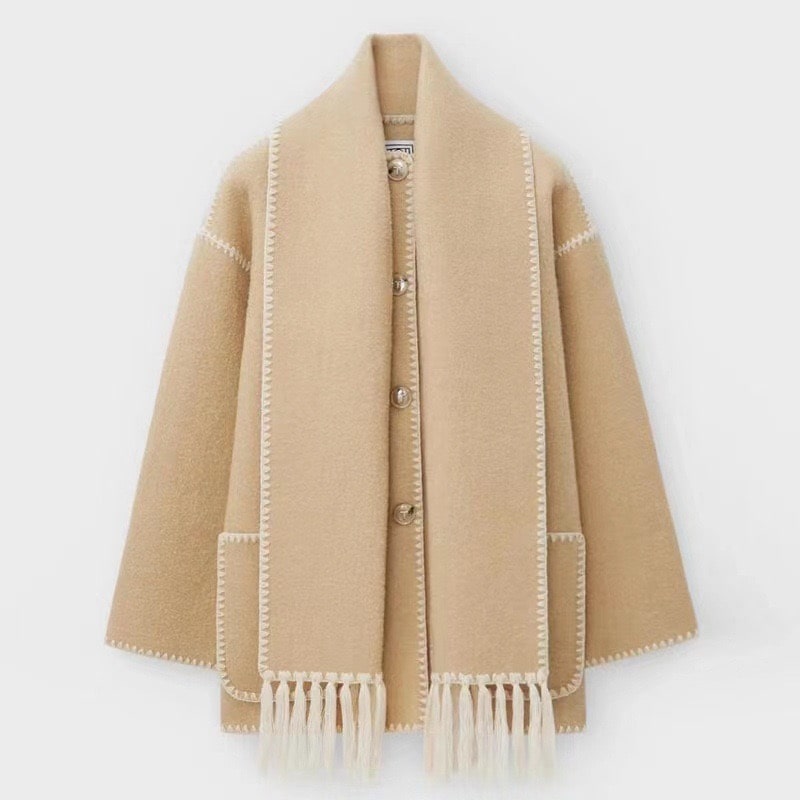 Klara™ - Bequeme Manteljacke aus Wolle