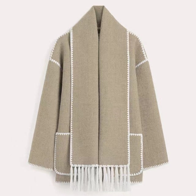 Klara™ - Bequeme Manteljacke aus Wolle