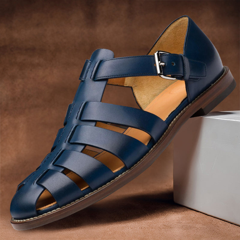 Weiße Ledersandalen - Teri