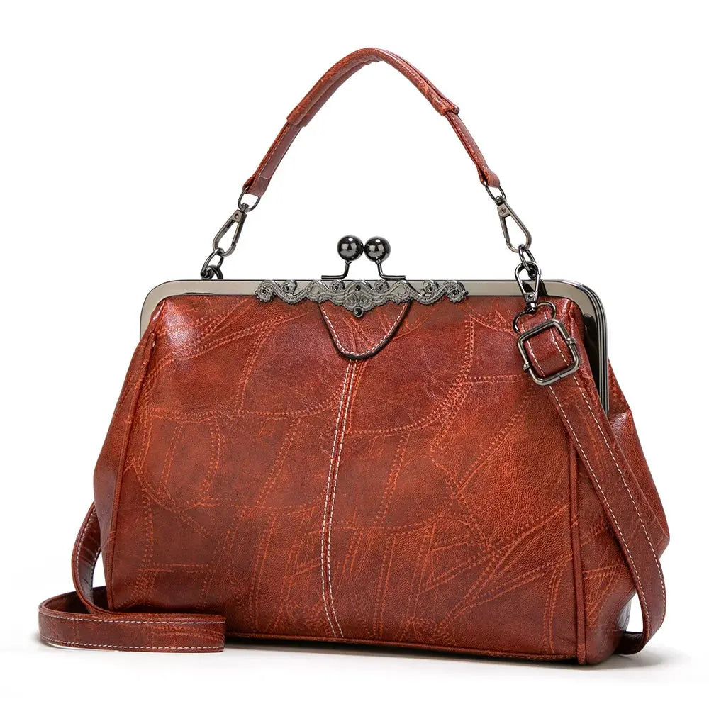 Johannas Klassischer Charme | Vintage Ledertasche