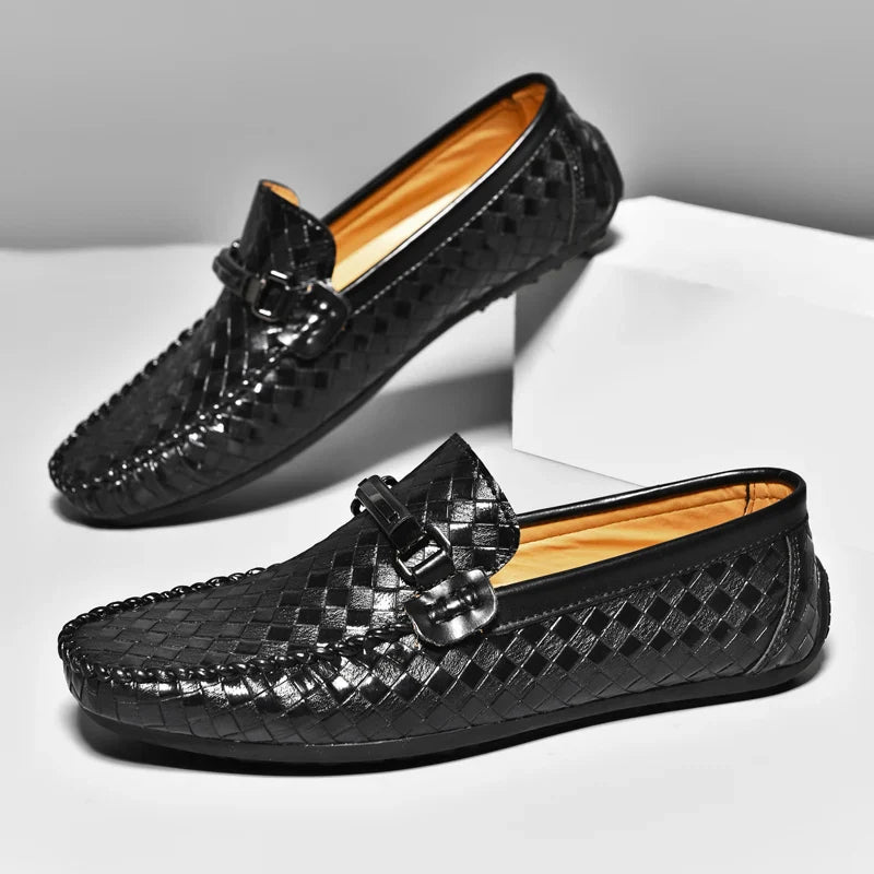 Stuttgart | Leder Herren schuhe Slip on Mokassins Herren atmungsaktiv mode