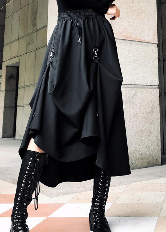 Kylie | Asymmetrischer Baumwollrock mit Cinch