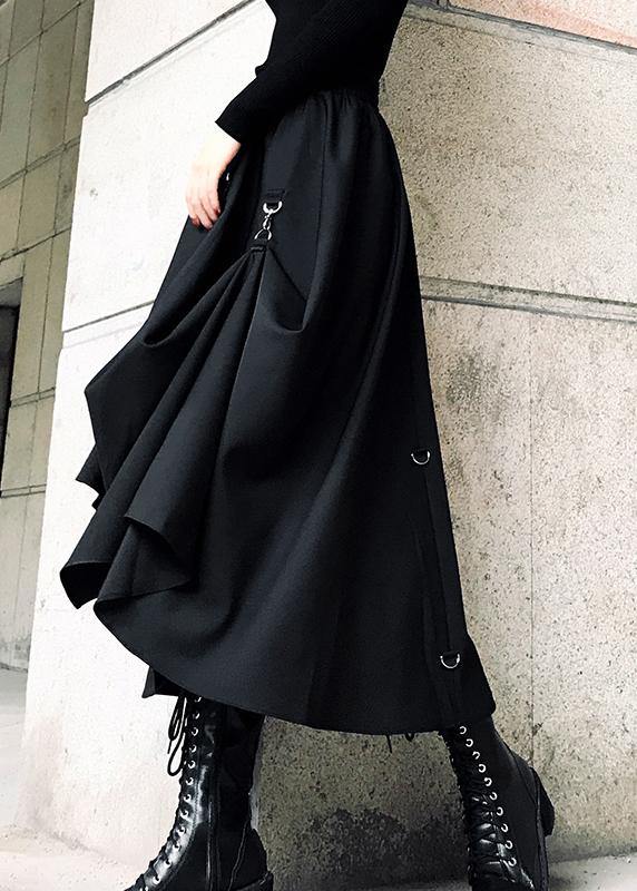 Kylie | Asymmetrischer Baumwollrock mit Cinch